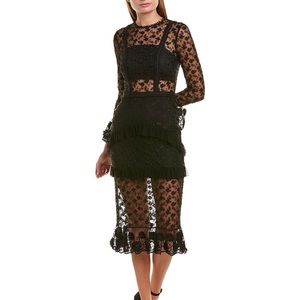 Alexis Lace Appliqué Dress